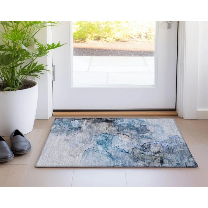 Chantille ACN520 Blue 1'8" x 2'6" Rug