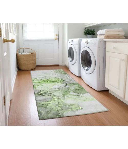 Chantille ACN520 Green 2'3" x 7'6" Rug