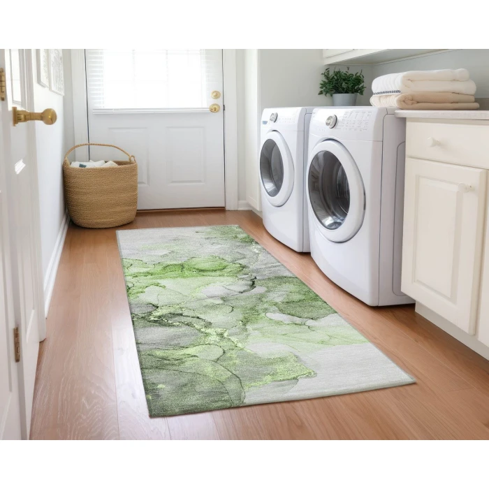 Chantille ACN520 Green 2'3" x 7'6" Rug