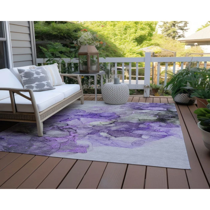 Chantille ACN520 Purple 8' x 10' Rug