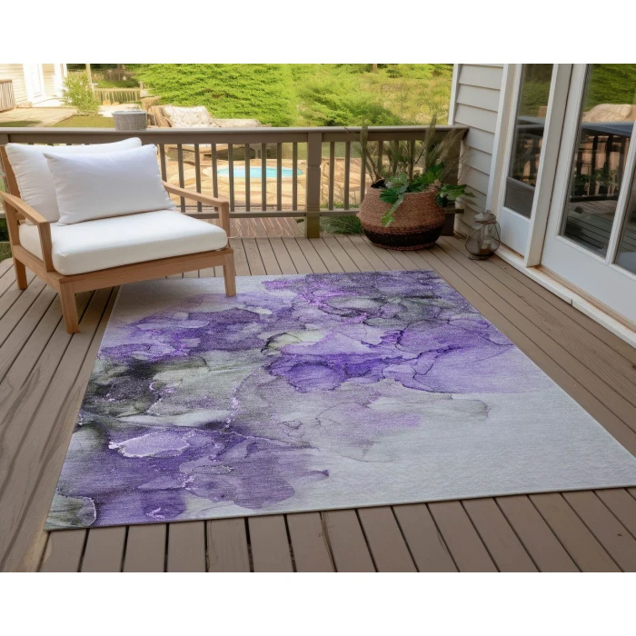 Chantille ACN520 Purple 8' x 10' Rug