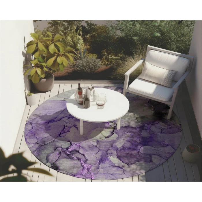 Chantille ACN520 Purple 8' x 8' Rug