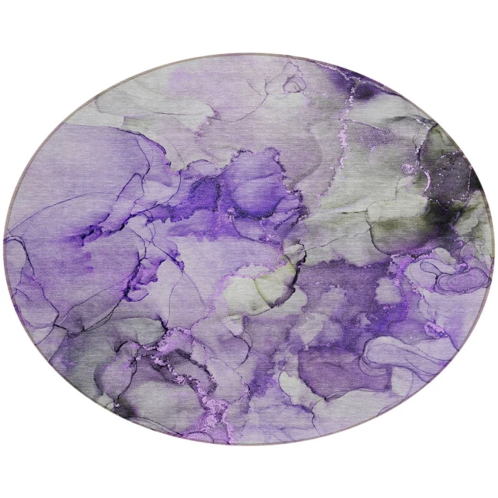 Chantille ACN520 Purple 8' x 8' Rug