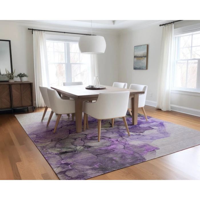 Chantille ACN520 Purple 8' x 10' Rug