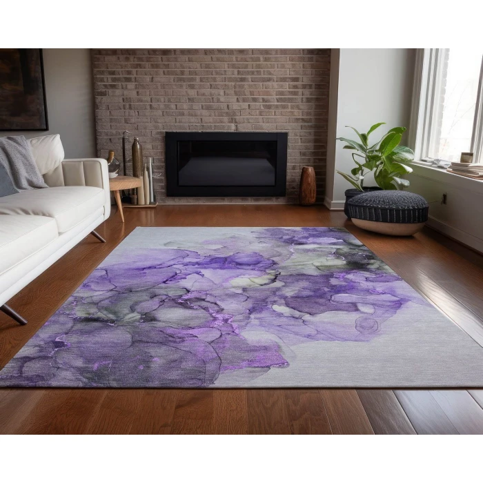 Chantille ACN520 Purple 8' x 10' Rug