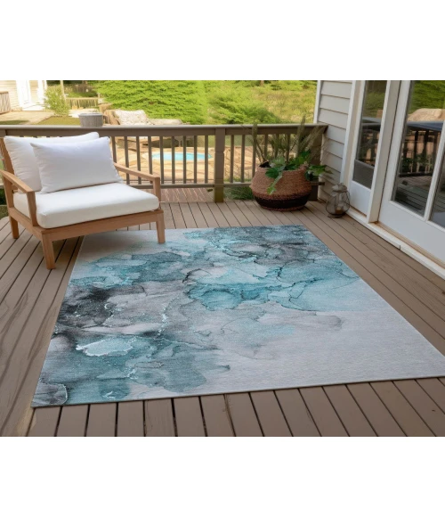 Chantille ACN520 Teal 3' x 5' Rug