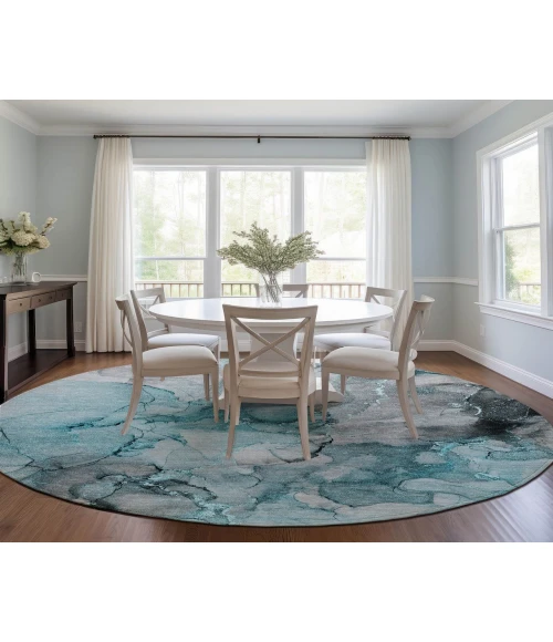Chantille ACN520 Teal 8' x 8' Rug