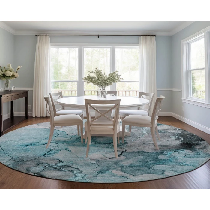 Chantille ACN520 Teal 8' x 8' Rug