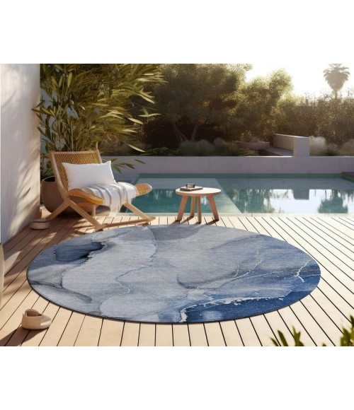 Chantille ACN521 Blue 8' x 8' Rug