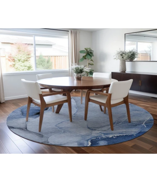 Chantille ACN521 Blue 8' x 8' Rug