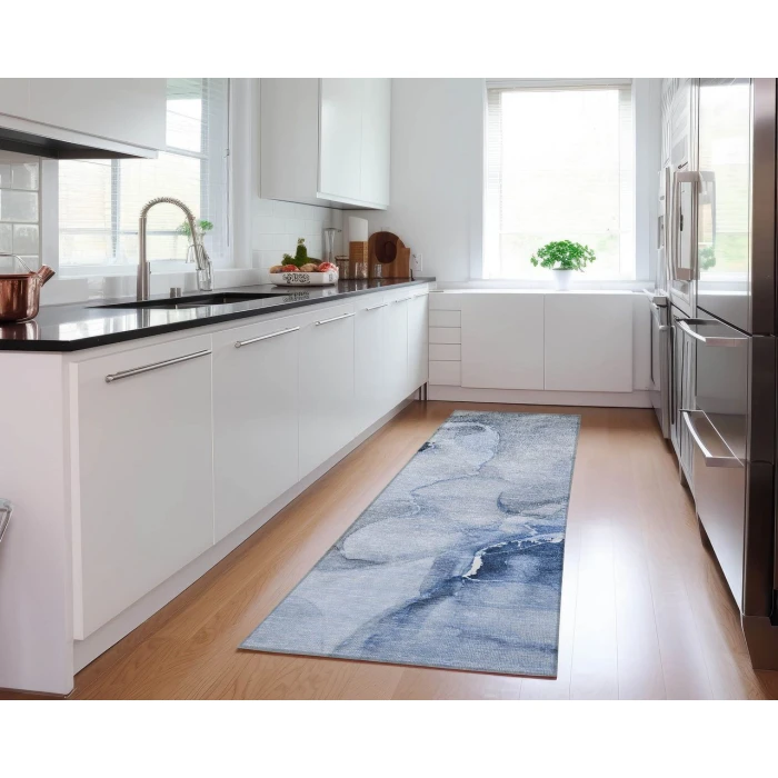 Chantille ACN521 Blue 2'3" x 7'6" Rug
