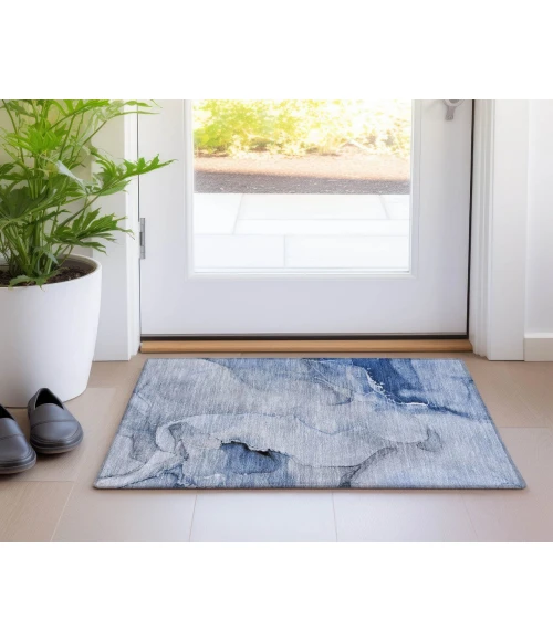 Chantille ACN521 Blue 1'8" x 2'6" Rug