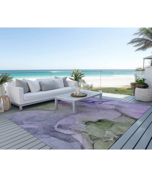 Chantille ACN521 Purple 5' x 7'6" Rug