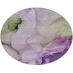 Addison Chantille ACN521 Purple 8 ft. x 8 ft. Round Rug