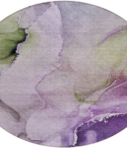 Addison Chantille ACN521 Purple 8 ft. x 8 ft. Round Rug
