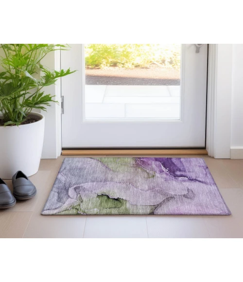 Chantille ACN521 Purple 1'8" x 2'6" Rug