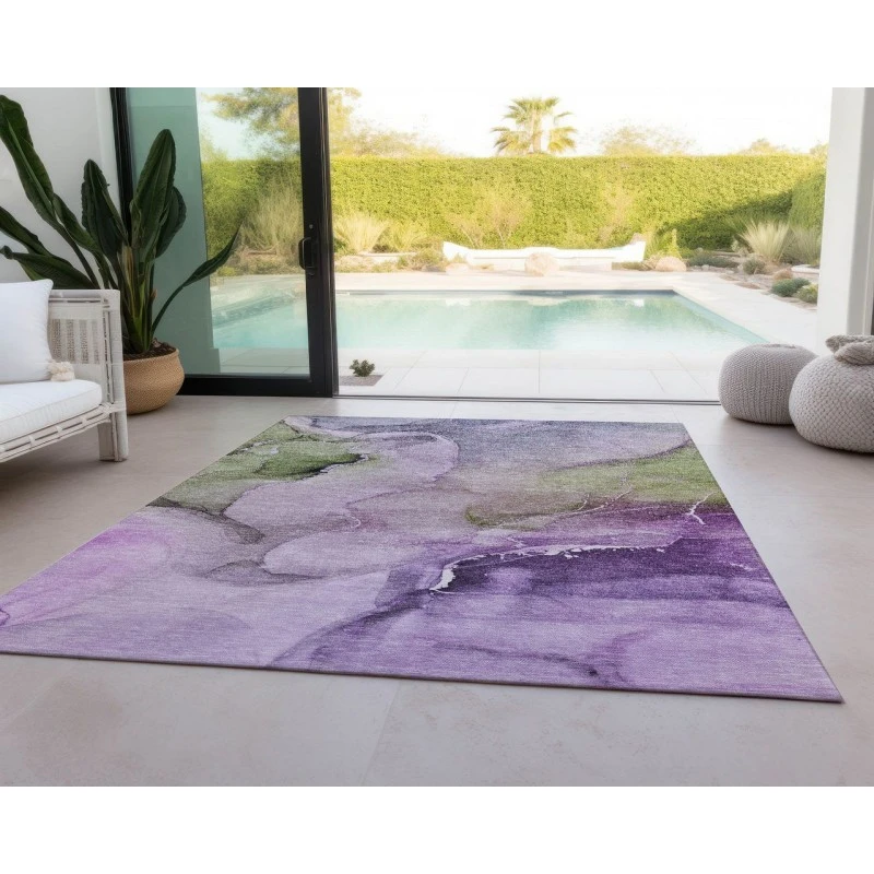 Chantille ACN521 Purple 3' x 5' Rug