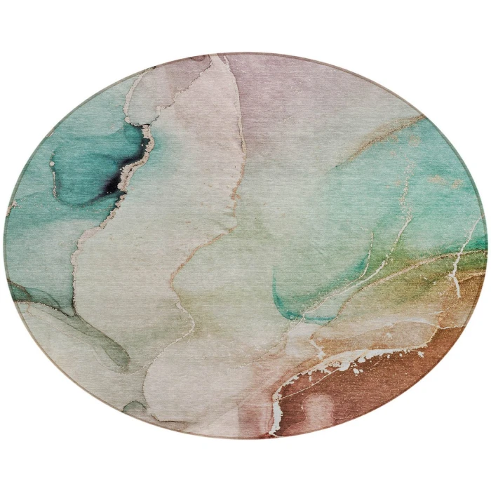 Chantille ACN521 Teal 8' x 8' Rug