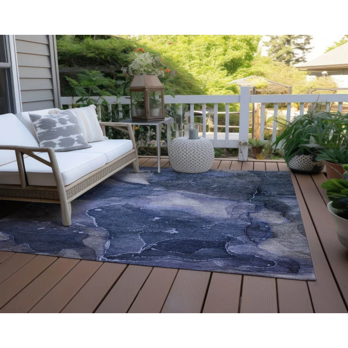 Chantille ACN522 Blue 2'6" x 3'10" Rug