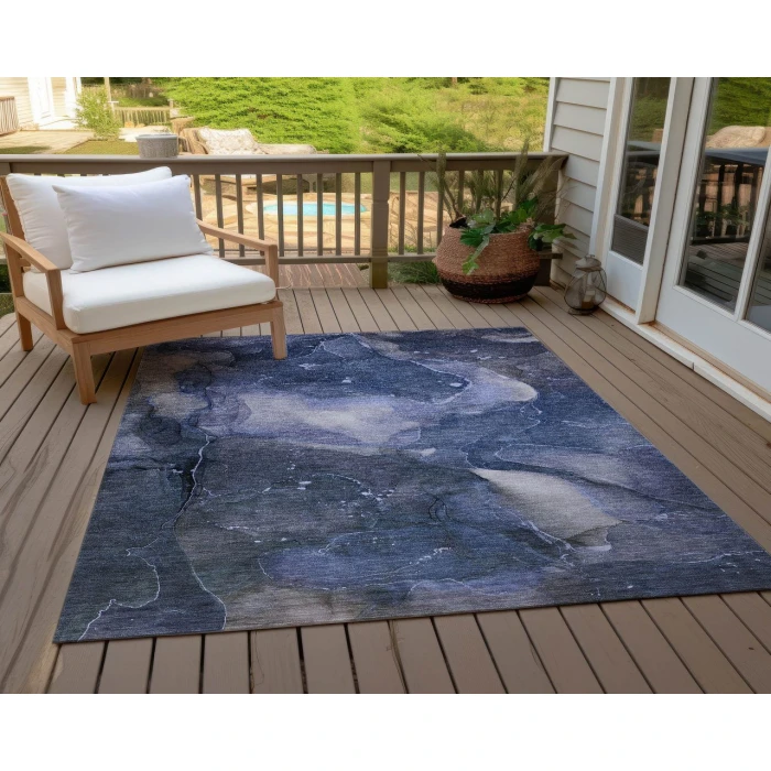 Chantille ACN522 Blue 2'6" x 3'10" Rug