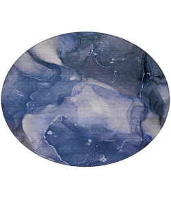 Addison Chantille ACN522 Blue 8 ft. x 8 ft. Round Rug