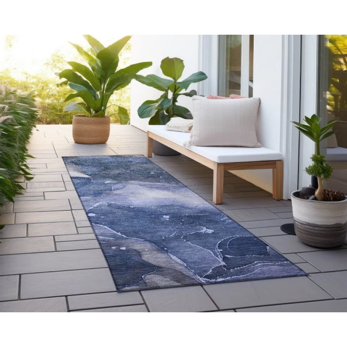 Chantille ACN522 Blue 2'3" x 7'6" Rug