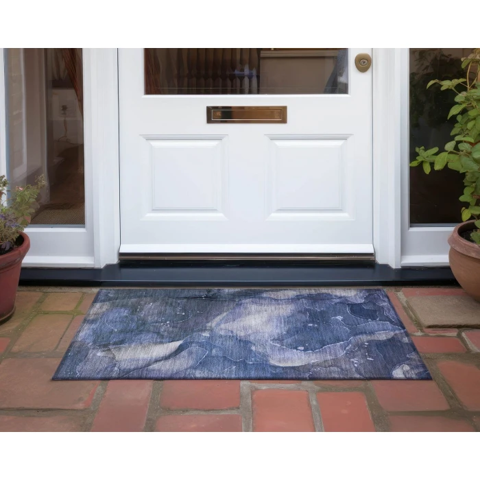 Chantille ACN522 Blue 1'8" x 2'6" Rug