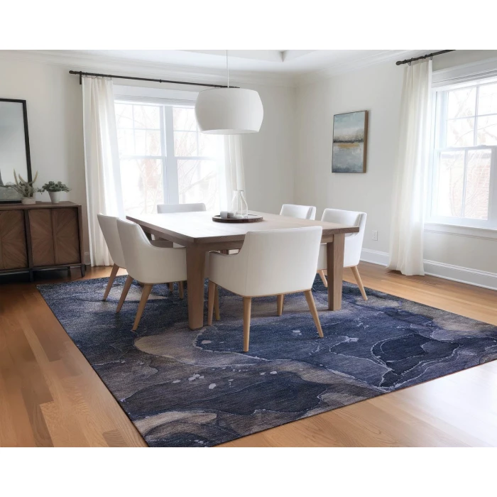 Chantille ACN522 Blue 2'6" x 3'10" Rug