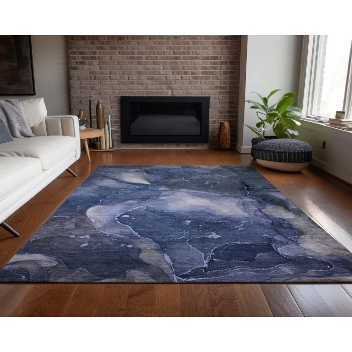 Chantille ACN522 Blue 2'6" x 3'10" Rug