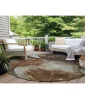 Chantille ACN522 Brown 8' x 8' Rug