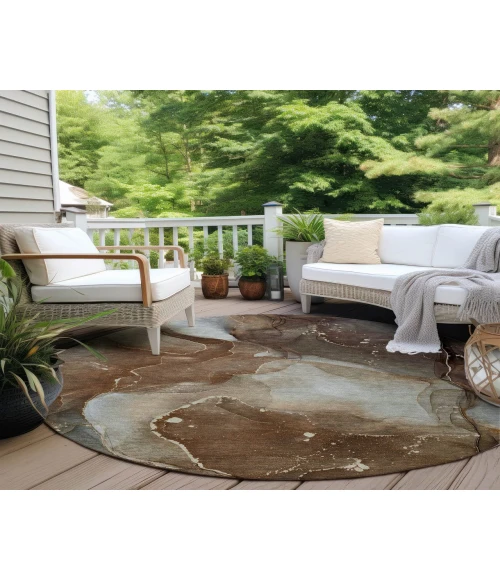 Chantille ACN522 Brown 8' x 8' Rug