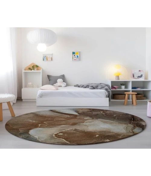 Chantille ACN522 Brown 8' x 8' Rug