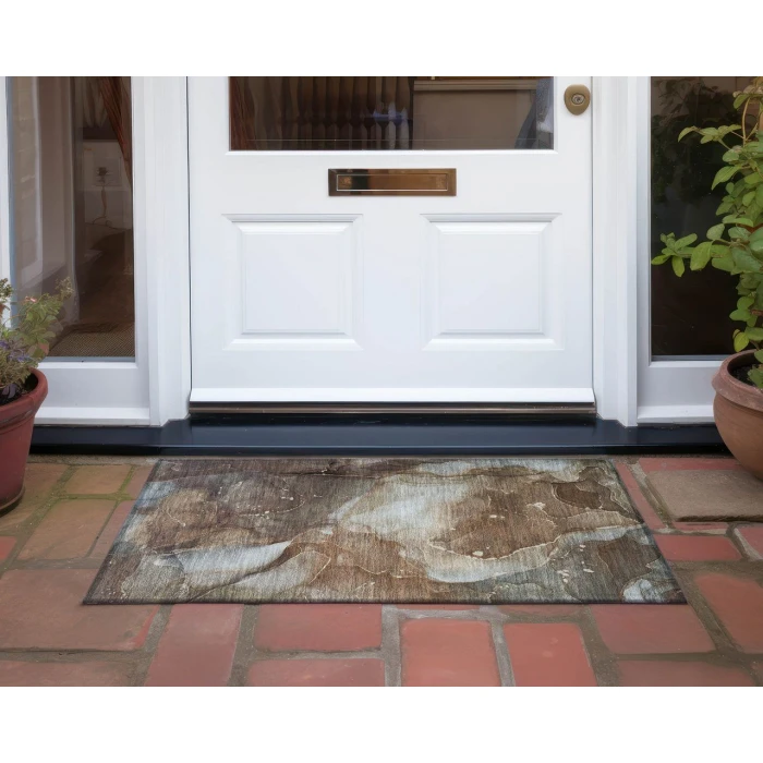 Chantille ACN522 Brown 1'8" x 2'6" Rug