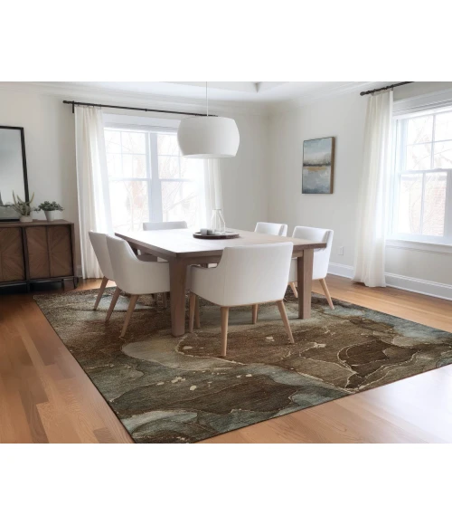 Chantille ACN522 Brown 9' x 12' Rug