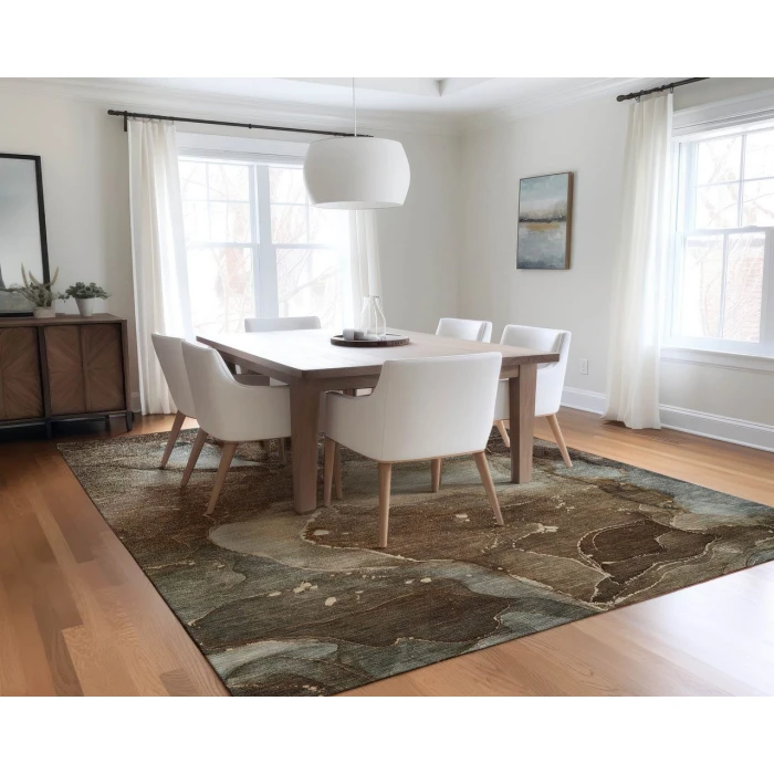 Chantille ACN522 Brown 2'6" x 3'10" Rug