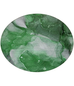 Addison Chantille ACN522 Emerald 8 ft. x 8 ft. Round Rug