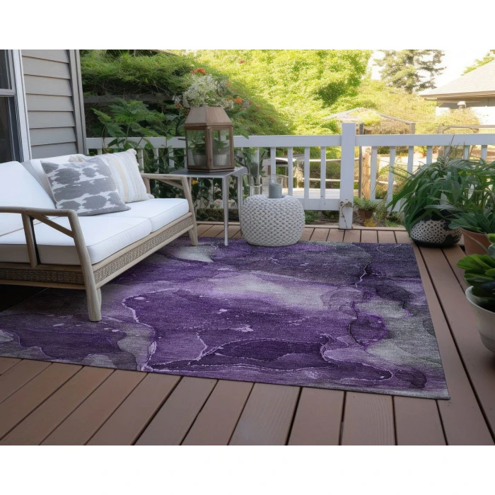 Chantille ACN522 Purple 2'6" x 3'10" Rug