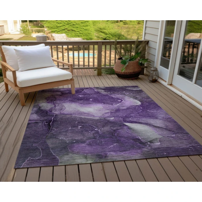 Chantille ACN522 Purple 2'6" x 3'10" Rug