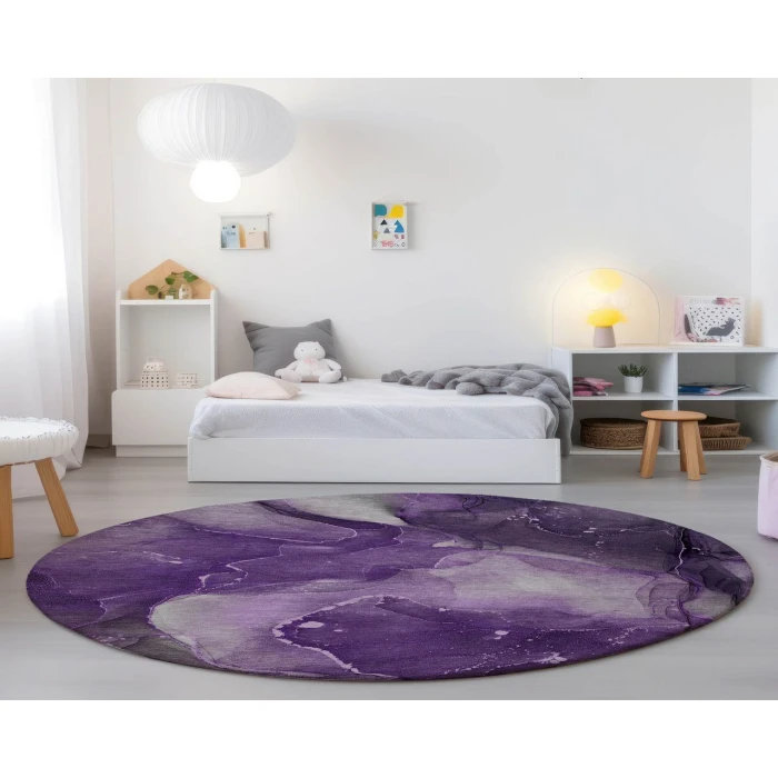 Chantille ACN522 Purple 8' x 8' Rug