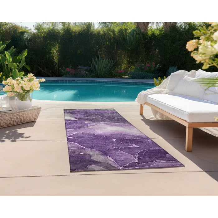 Chantille ACN522 Purple 2'3" x 7'6" Rug