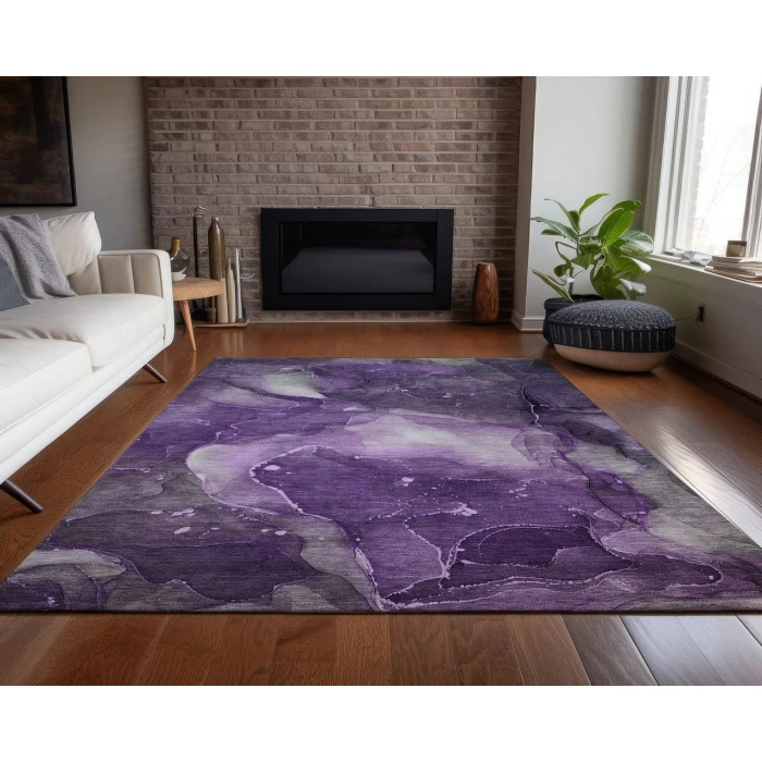 Chantille ACN522 Purple 2'6" x 3'10" Rug