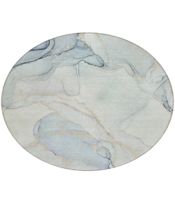 Addison Chantille ACN523 Sky 8 ft. x 8 ft. Round Rug