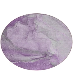 Addison Chantille ACN524 Lilac 8 ft. x 8 ft. Round Rug