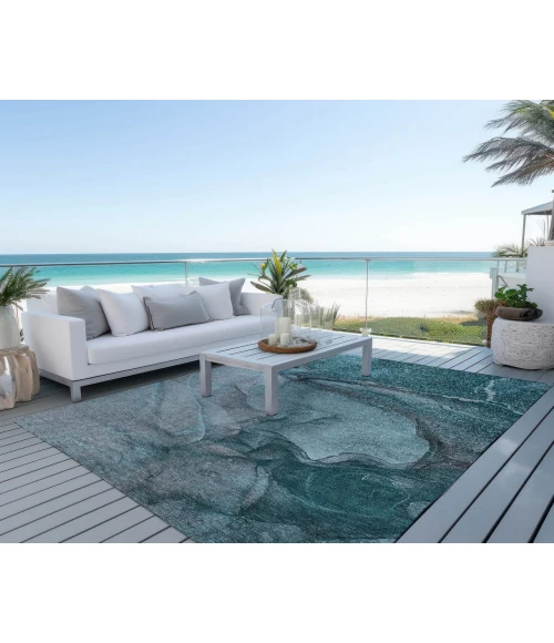 Chantille ACN524 Teal 5' x 7'6" Rug