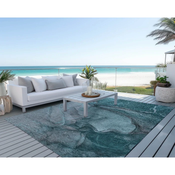 Chantille ACN524 Teal 2'6" x 3'10" Rug