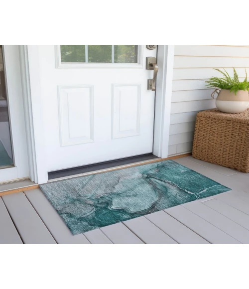 Chantille ACN524 Teal 1'8" x 2'6" Rug