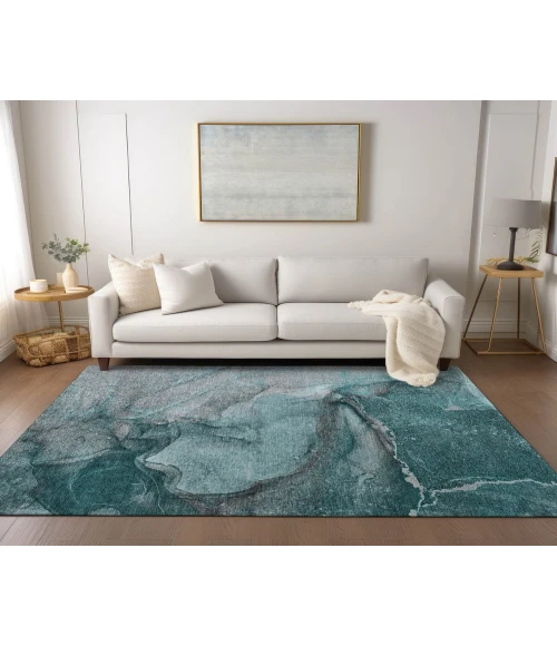Chantille ACN524 Teal 5' x 7'6" Rug