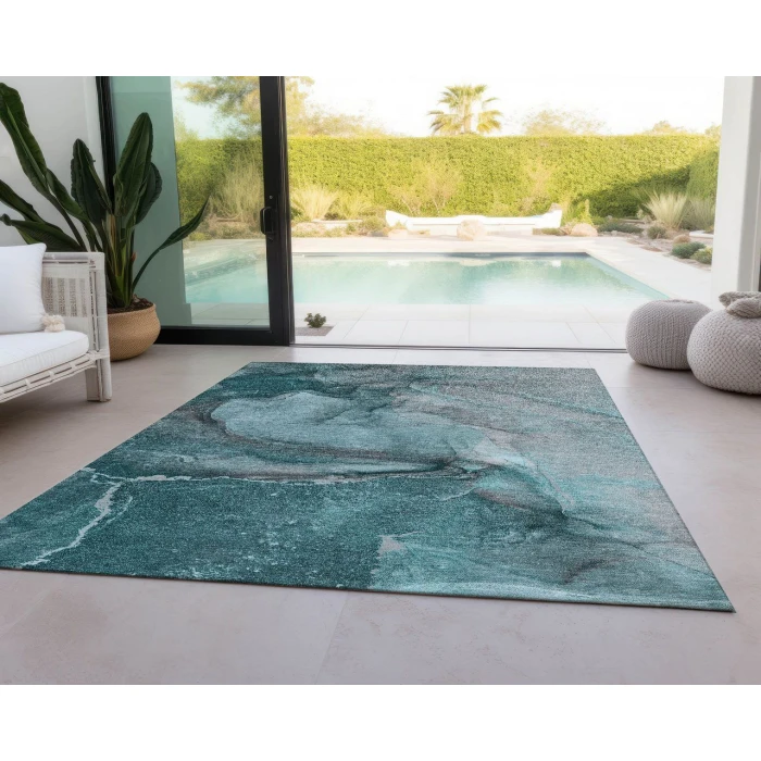 Chantille ACN524 Teal 2'6" x 3'10" Rug