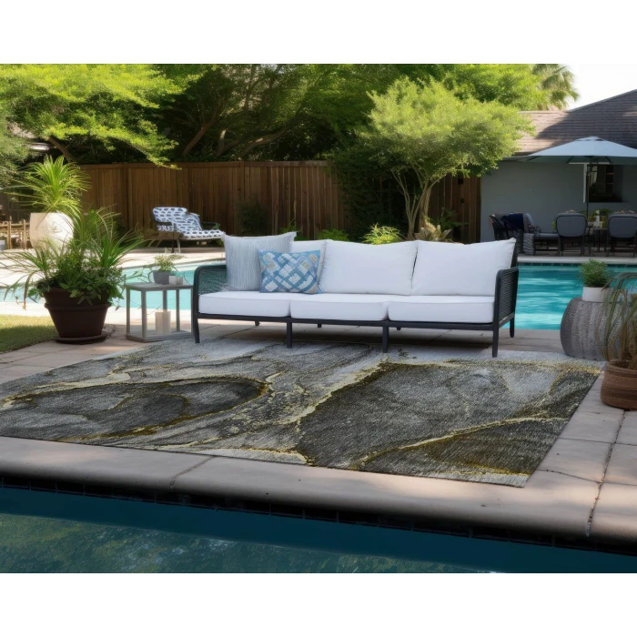 Chantille ACN525 Gold 3' x 5' Rug