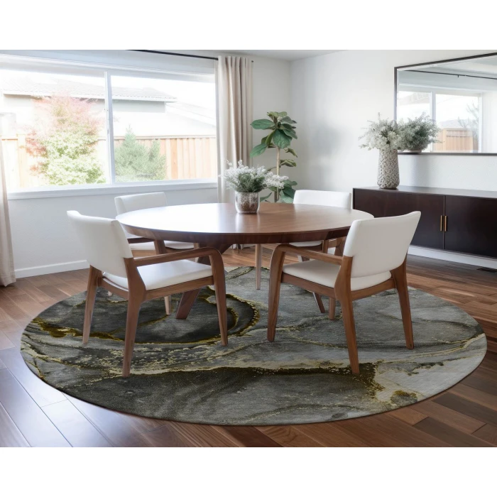 Chantille ACN525 Gold 8' x 8' Rug